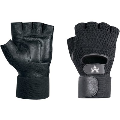 Material Handling Fingerless Gloves w/ Wrist Strap - Large (2 Pair/Case)