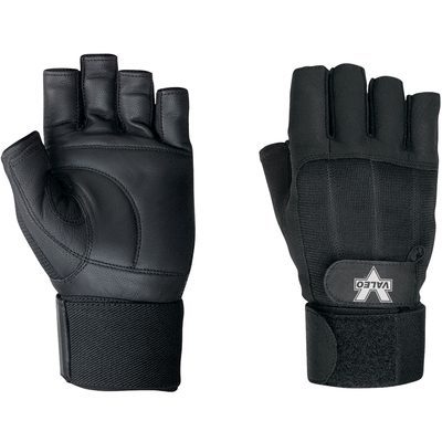 Pro Material Handling Fingerless Gloves w/ Wrist Strap - Large - 2 PAIRS PER CASE