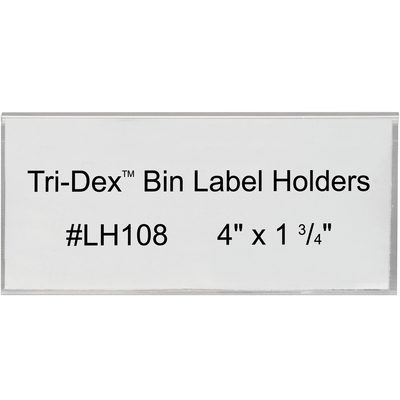 Tri-Dex™ Bin Label Holders (25/Case)