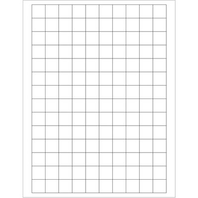 White Rectangle Laser Labels - 14 Labels/Sheet (140/Sheet)