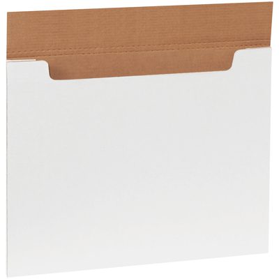 White Jumbo Fold-Over Mailers (20/Bundle)