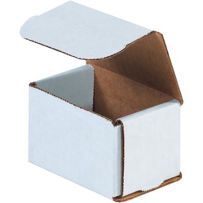 White Corrugated Mailers (50/Bundle)