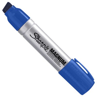 Blue Sharpie® Magnum™ Markers (12/Case)