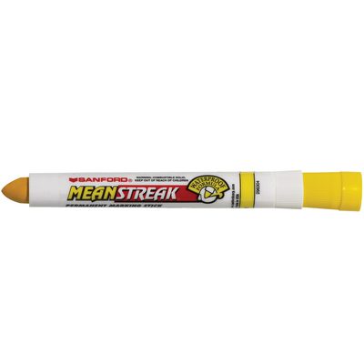 Yellow Mean Streak® "Paint in a Tube" Markers (12/Case)