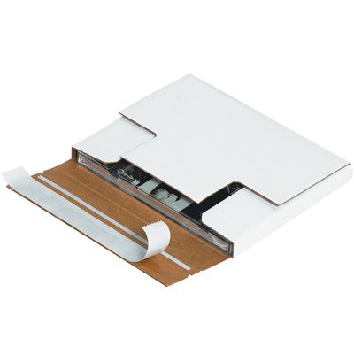 White Self-Seal CD Mailers