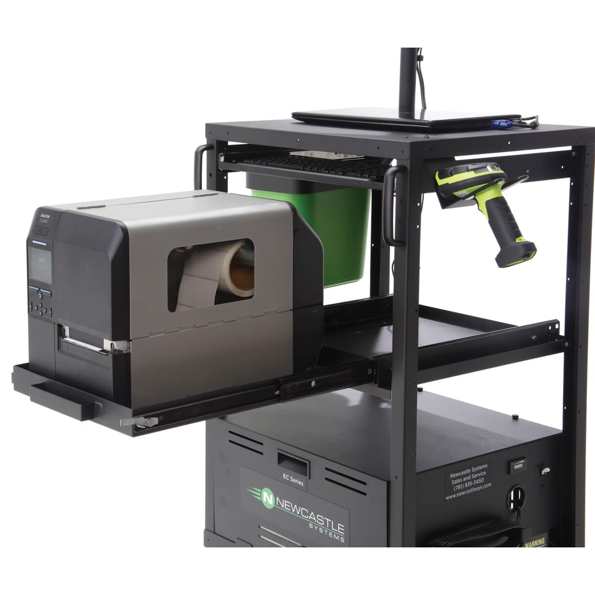 Newcastle EC Series: Compact powered cart, small power package w/960 Wh battery (substitute for 100 Ah SLA) view 4