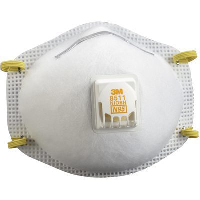 3M™ - 8511 Dust Respirator with Valve (80/Case)