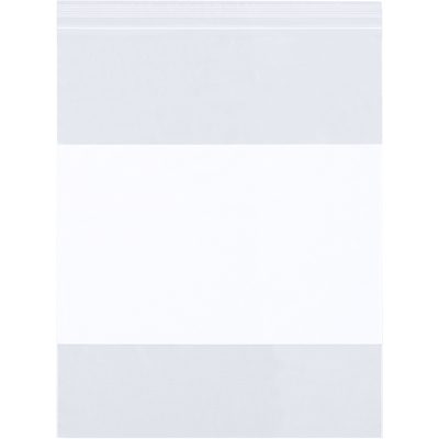 White Block Poly Bags