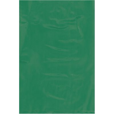 Green Flat Poly Bags