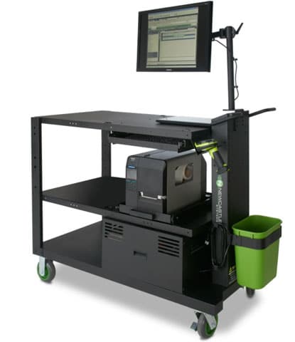 Newcastle PC Series: Heavy-duty powered cart (48"), Puresine power package w/2400 Wh SLA battery (200 Ah)