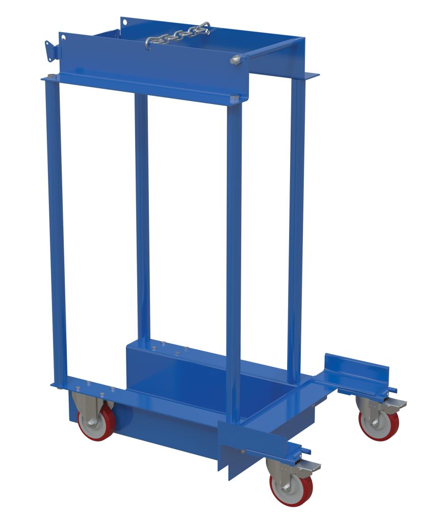 Pallet Truck Caddy Holder Caster 2 Cyl