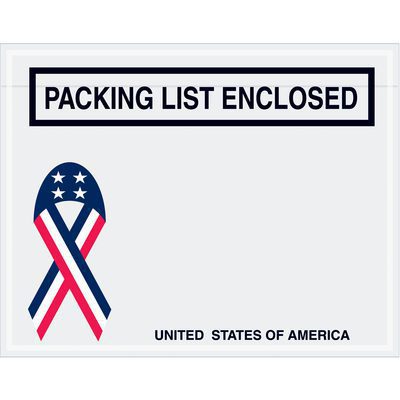 U.S.A. Ribbon "Packing List Enclosed" Envelopes (1000/Case)
