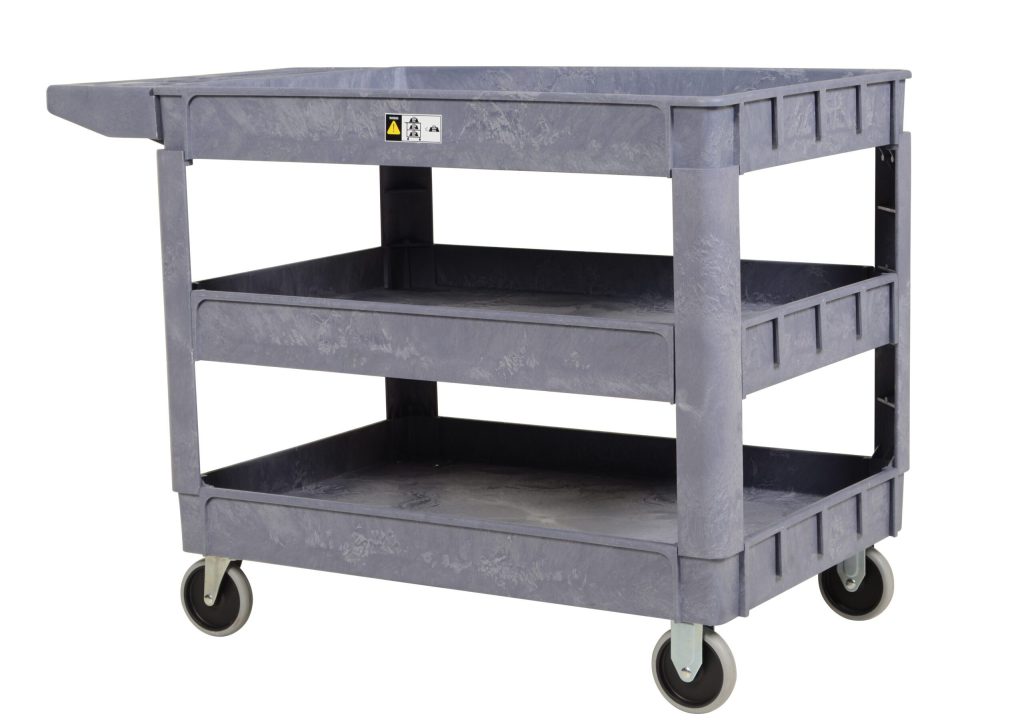Plastic Utility Cart 3 Shelves