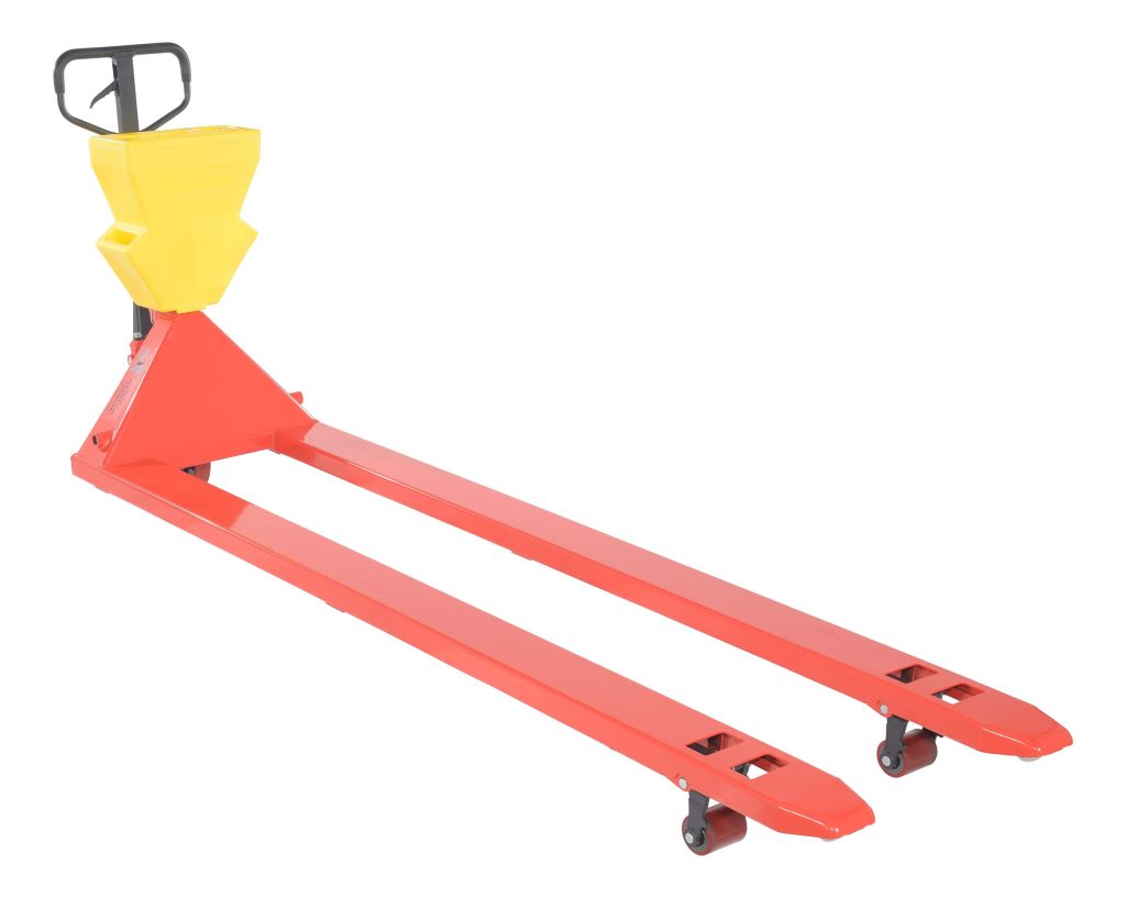 Red Pallet TruckYellow P-Caddy