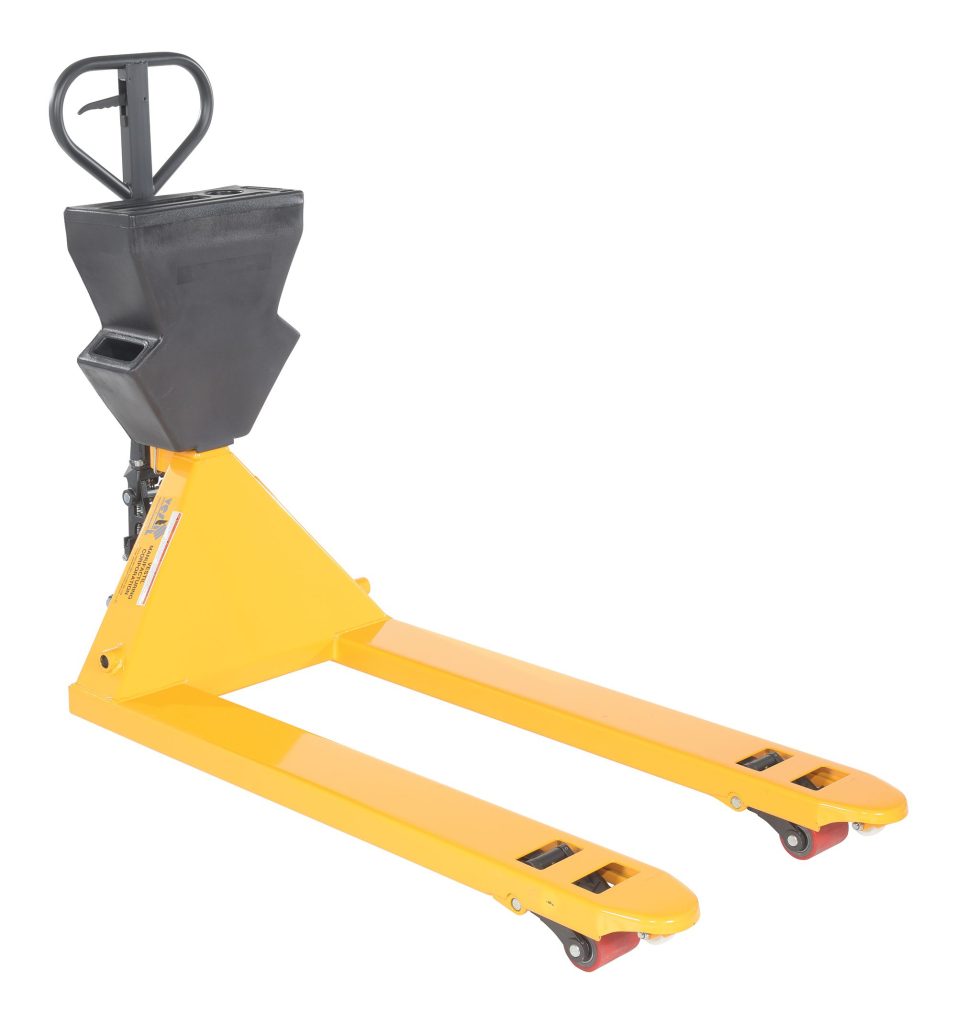 Yellow Pallet TruckBlack P-Caddy