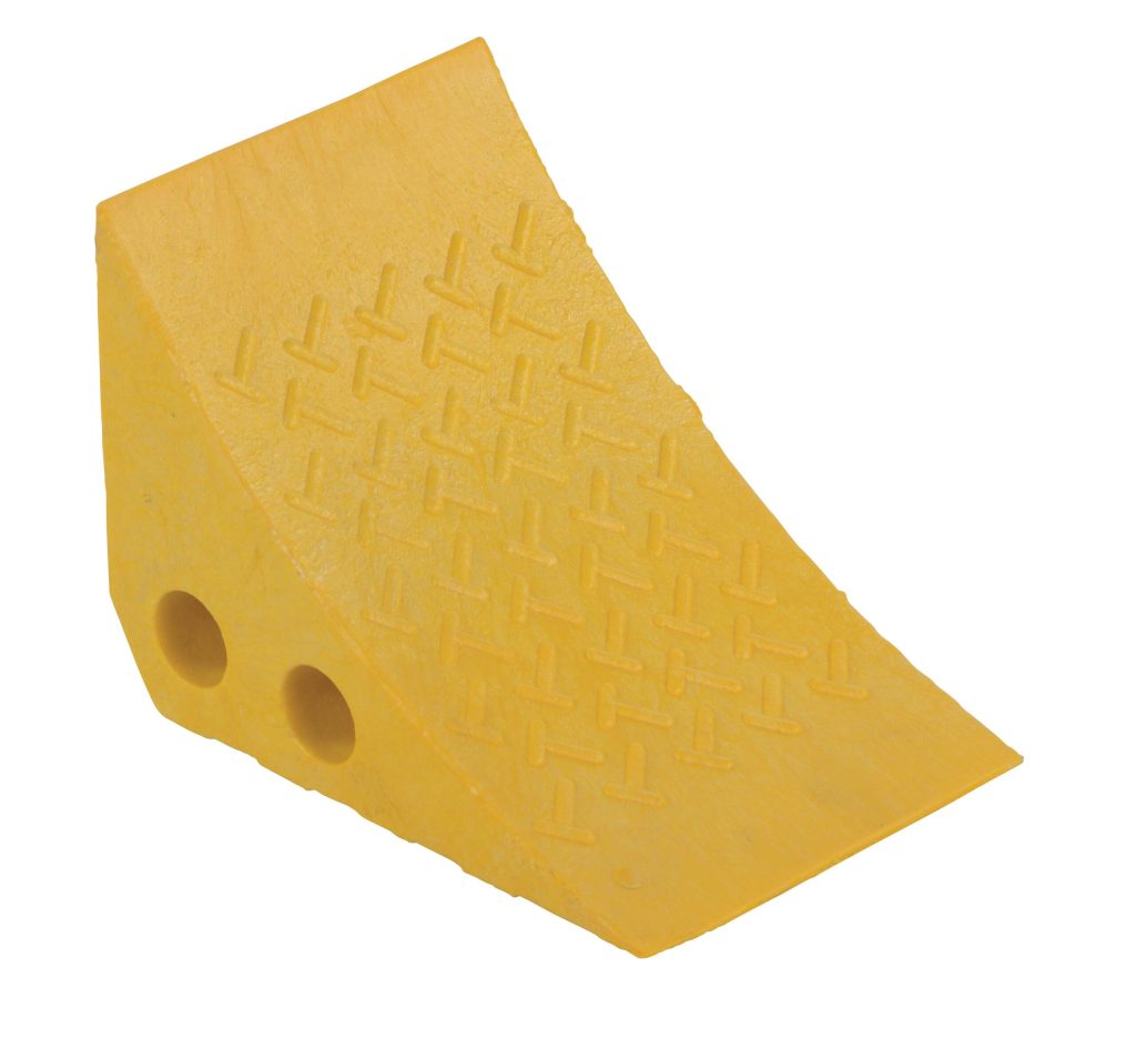 Yellow Plastic Wheel Chock