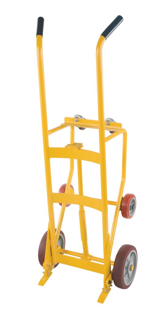 Drum Truck Cradle W/Poly Wheels