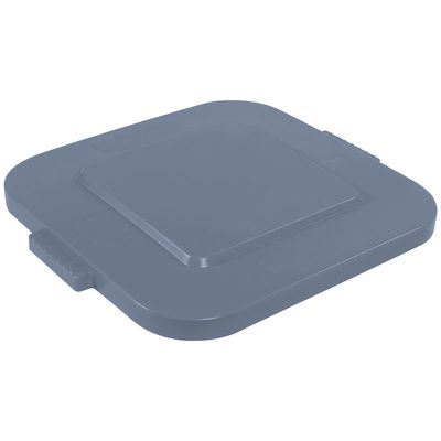 Rubbermaid® Brute® Square Trash Can Flat Lid - 28 Gallon Gray
