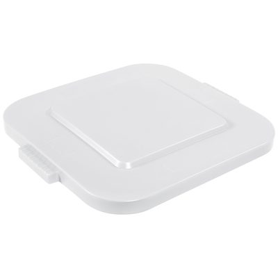Rubbermaid® Brute® Square Trash Can Flat Lid - 28 Gallon White