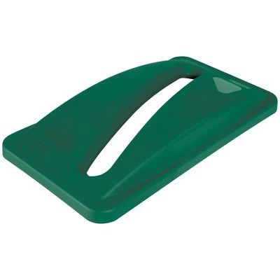 Rubbermaid® Slim Jim® Paper Recycling Lid - 23 Gallon Green