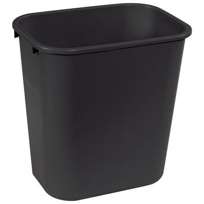 Rubbermaid® Office Trash Can - 7 Gallon Black