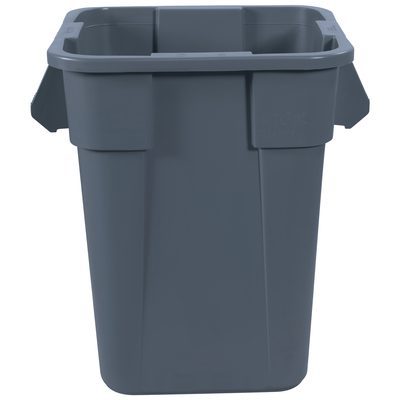Rubbermaid® Brute® Square Trash Can - 40 Gallon Gray