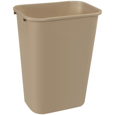 Rubbermaid® Office Trash Can - 10 Gallon Beige