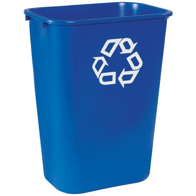 Rubbermaid® Office Recycling Container - 10 Gallon Blue