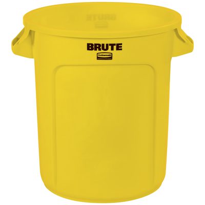 Rubbermaid® Brute® Trash Can - 10 Gallon Yellow