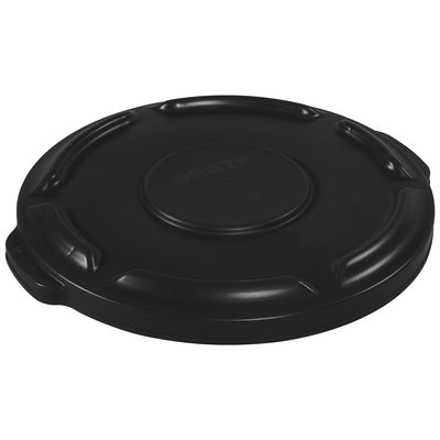 Rubbermaid Brute Flat Trash Can Lid - 10 Gallon, Black - 1