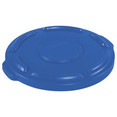 Rubbermaid® Brute® Flat Trash Can Lid - 10 Gallon Blue