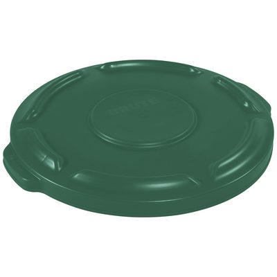 Rubbermaid Brute Flat Trash Can Lid - 10 Gallon, Green - 1
