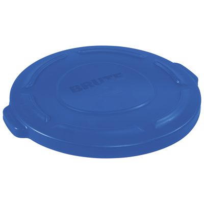 Rubbermaid® Brute® Flat Trash Can Lid - 20 Gallon Blue