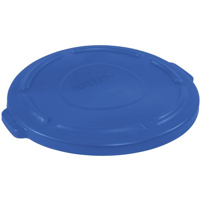 Rubbermaid® Brute® Flat Trash Can Lid - 32 Gallon Blue