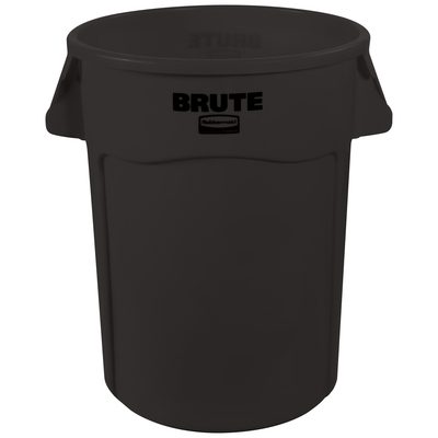 Rubbermaid® Brute® Trash Can - 44 Gallon Black