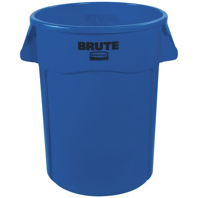 Rubbermaid® Brute® Trash Can - 44 Gallon Blue