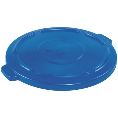 Rubbermaid® Brute® Flat Trash Can Lid - 44 Gallon Blue