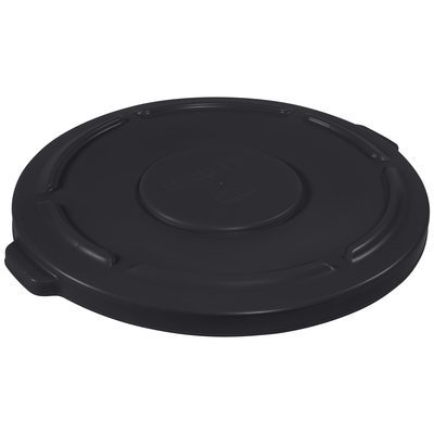 Rubbermaid® Brute® Flat Trash Can Lid - 55 Gallon Black