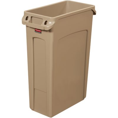 Rubbermaid® Slim Jim® Trash Can - 23 Gallon Beige