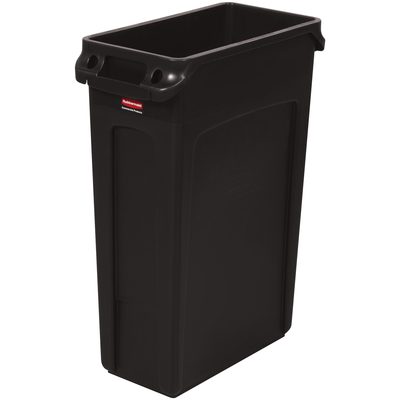Rubbermaid® Slim Jim® Trash Can - 23 Gallon Black