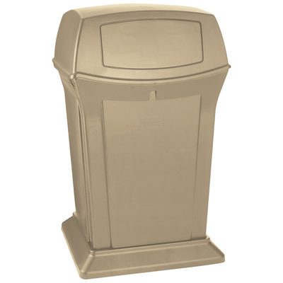Rubbermaid® Ranger® Trash Can - 45 Gallon, 2-Way Beige