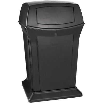 Rubbermaid® Ranger® Trash Can - 45 Gallon, 2-Way Black