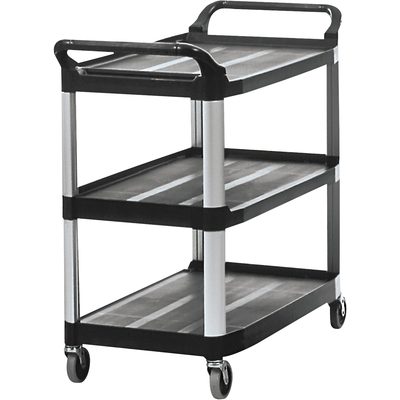 Rubbermaid® Service Cart - Black