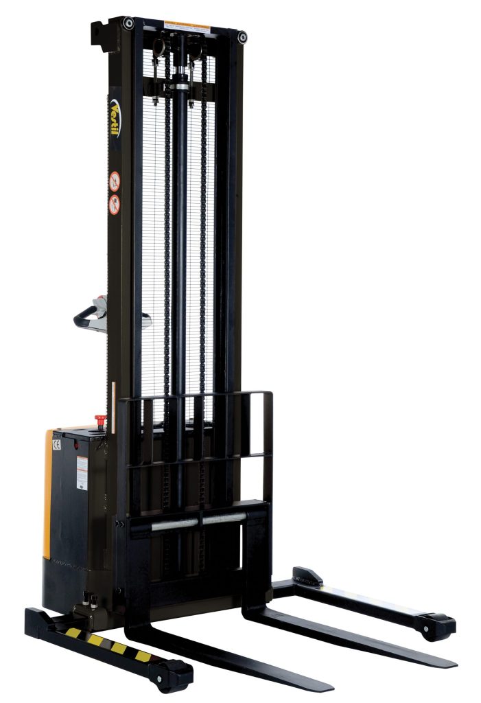 Adjust Powered Lift Stacker Raised