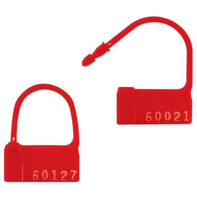 Red Plastic Padlock Seals