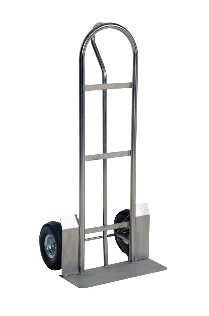 Ss P Handle Truck- Pneumatic Wheels