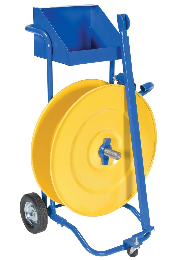 Manual Pallet Probe Strapping Cart