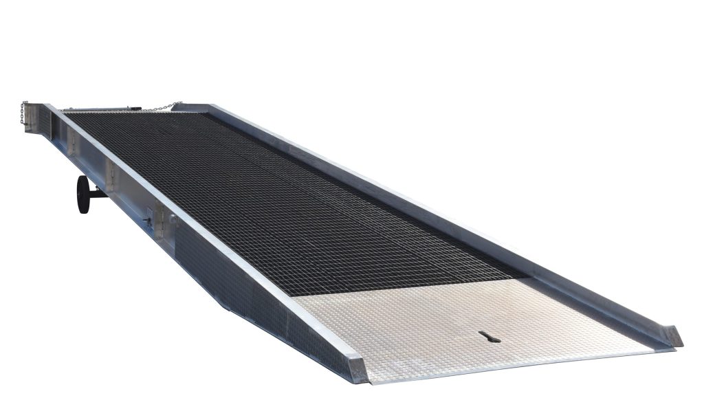 Alum Yard Ramp Steel Grating 86 Inx