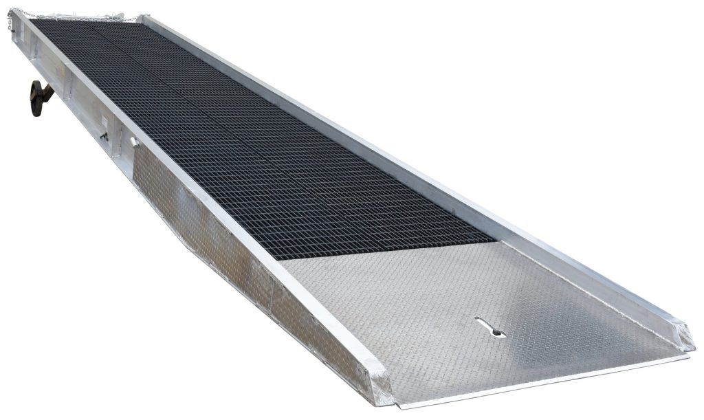 Alum Yard Ramp Steel Grating 74 Inx