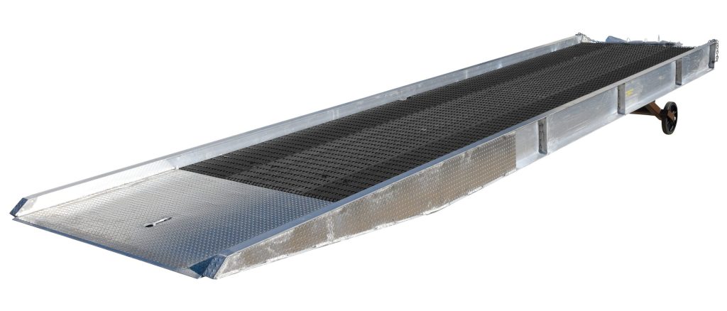 Alum Yard Ramp Steel Grating 86 Inx